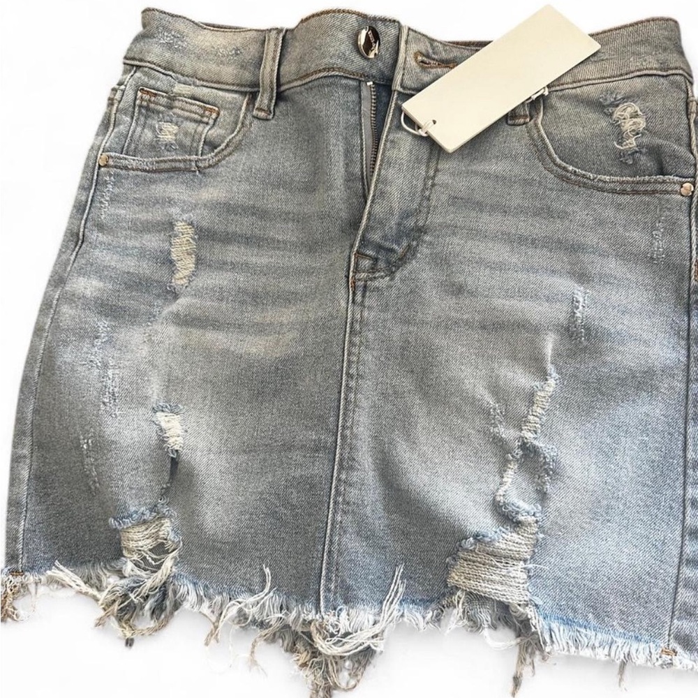 VIPONES Light Blue Denim Jean Skirt size 6